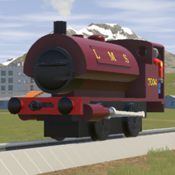 LMS Kitson 0-4-0ST - LMS Crimson Lake