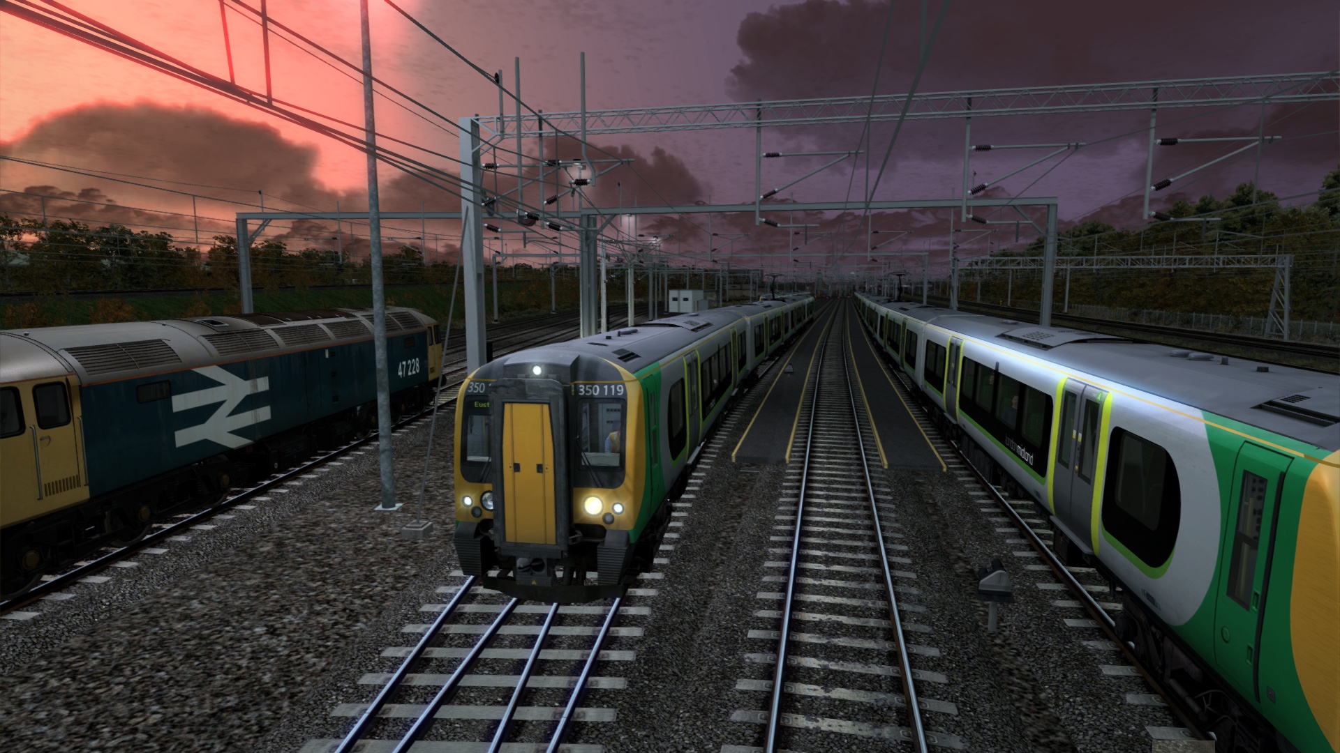 (Class 350) Semi-fast to Euston