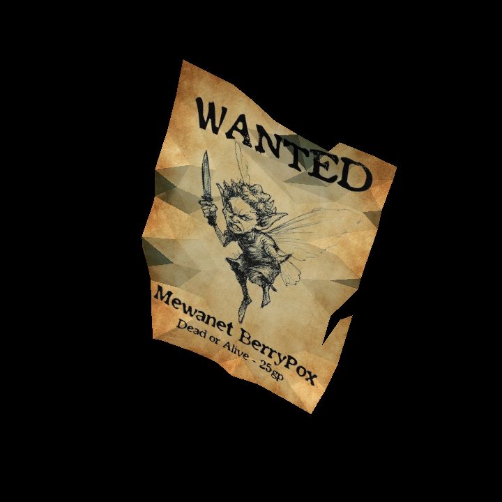 Wanted Poster: Pixie