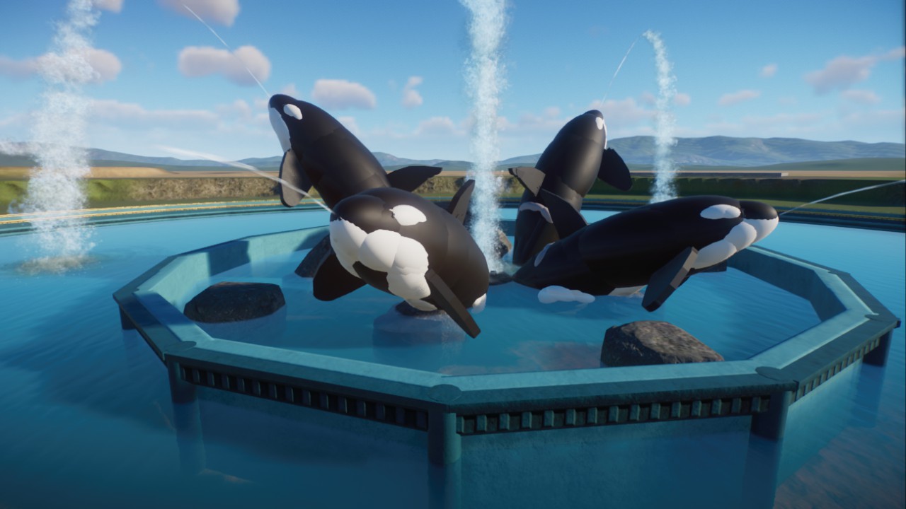 Atlantean Orca Fountain