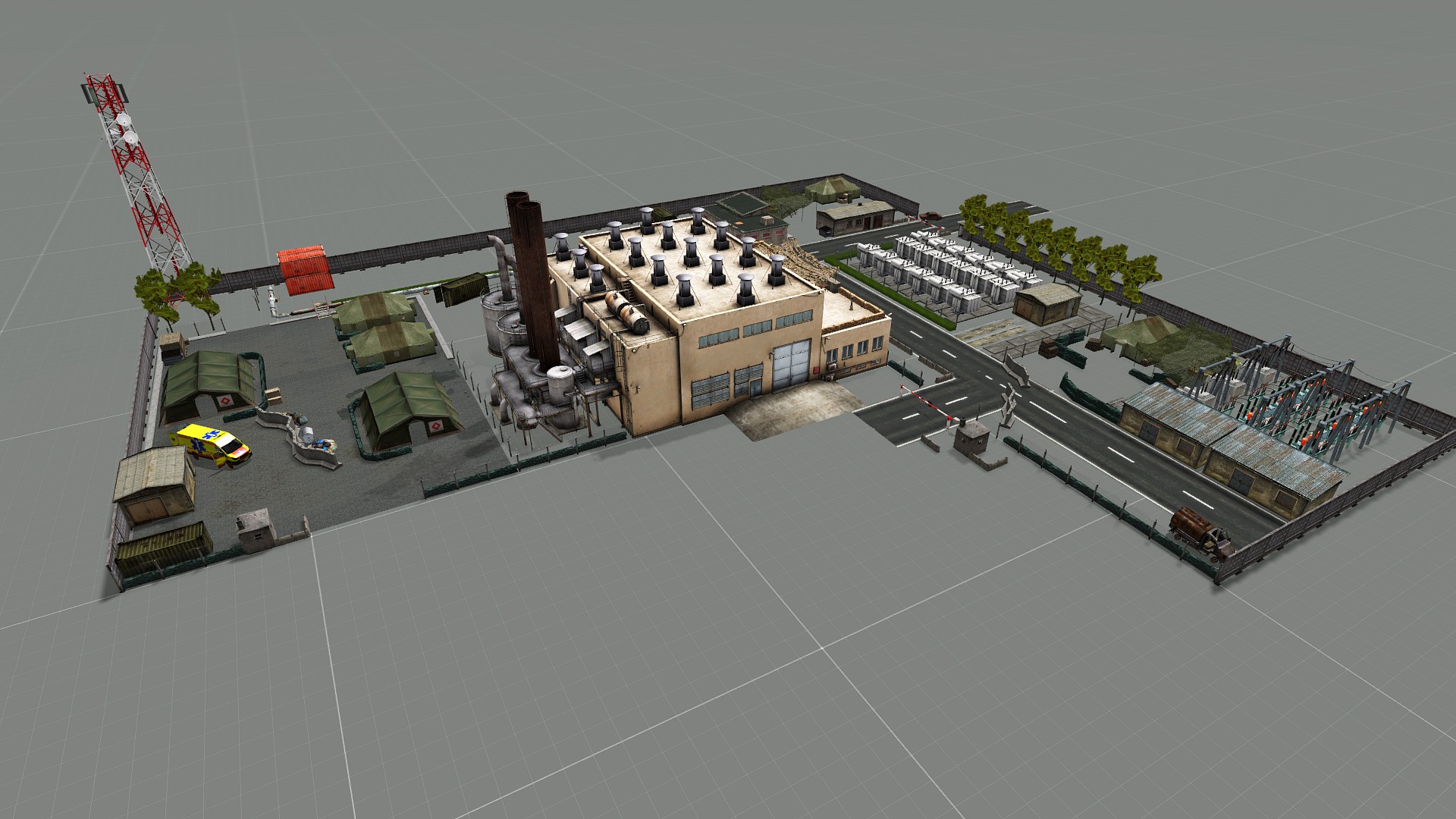Military substation
