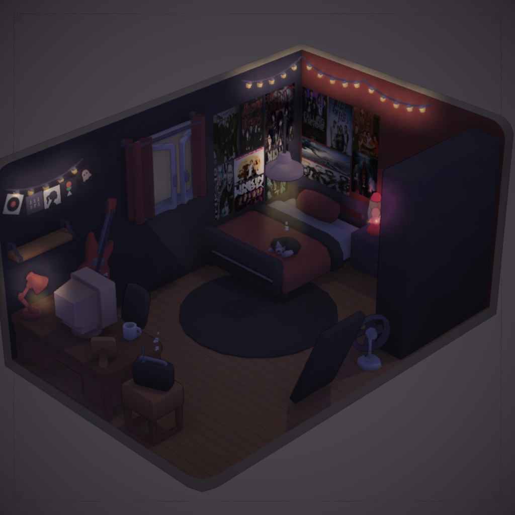 2000's bedroom