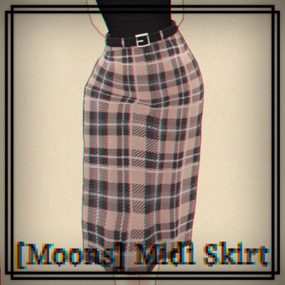 [Moons] Midi Skirt