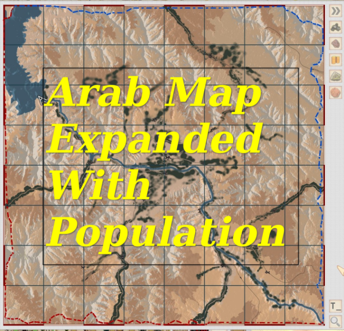 Arab Map Expanded - With Population preview