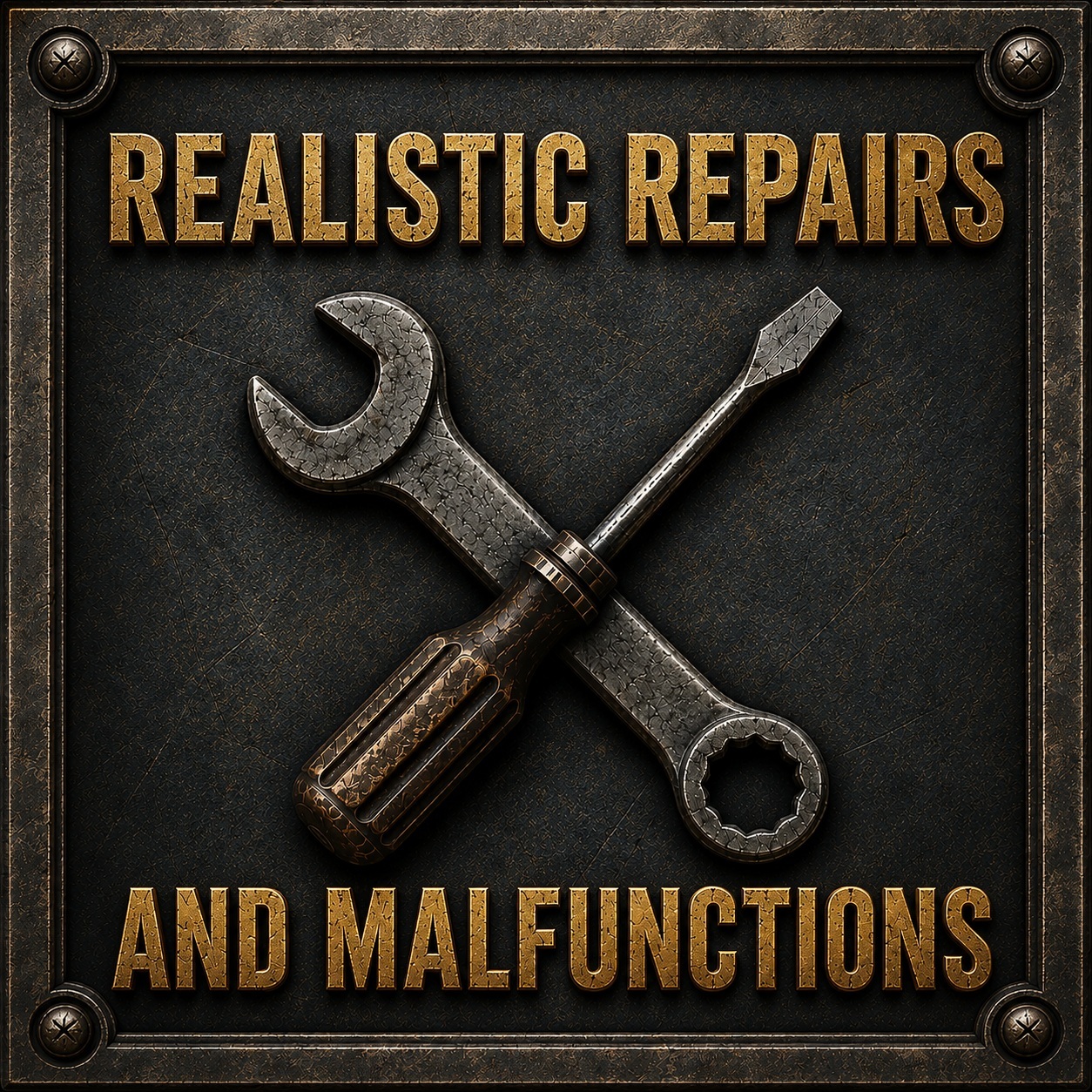 Realistic repairs and malfunctions