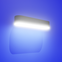 Strong halogen spot