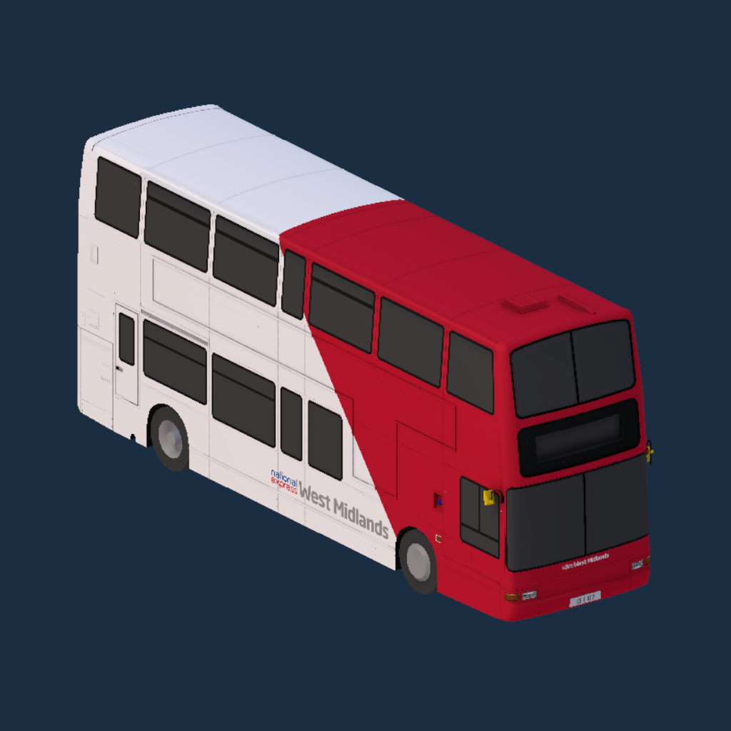 NXWM Red &White Plaxton President
