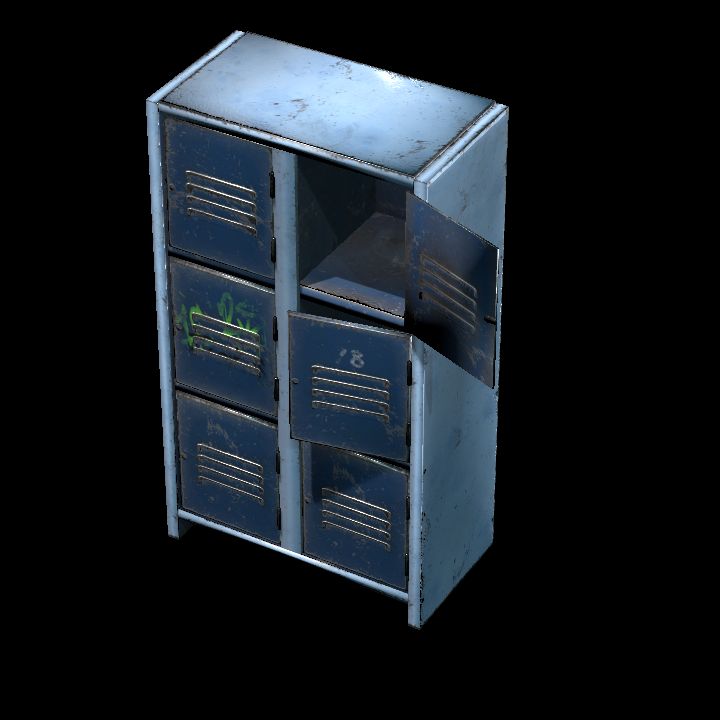 old_lockers_lowpoly