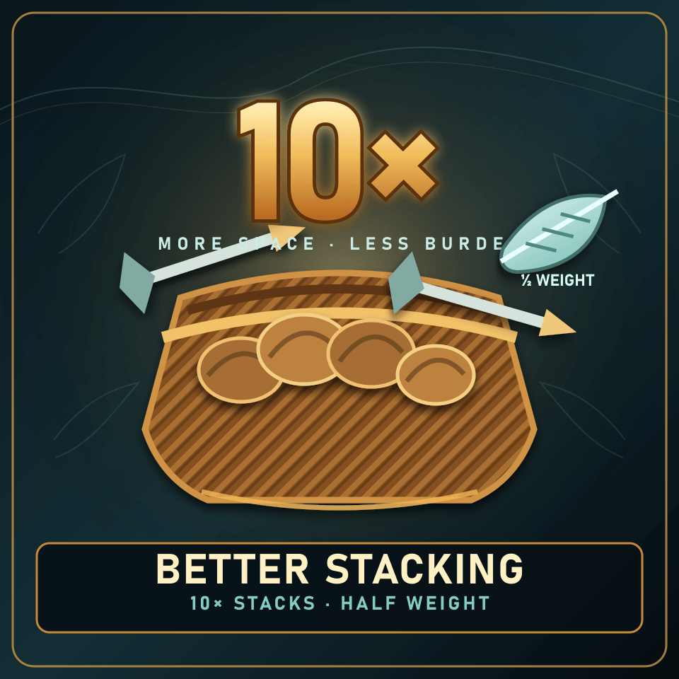 10倍堆叠 & 重量减半 | Better Stacking 10x