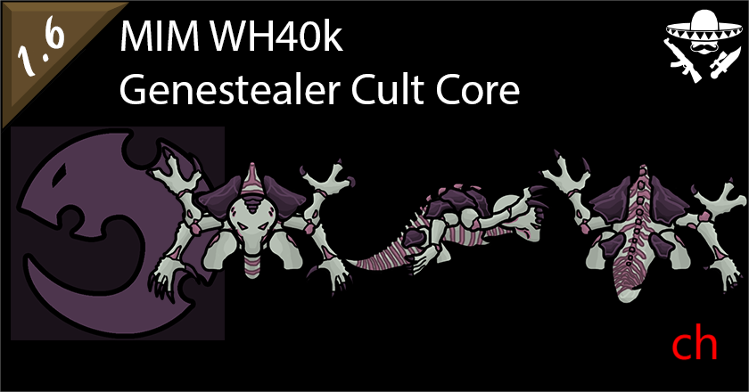 [ZH]MIM Warhammer 40k Genestealer Cult Core中文汉化