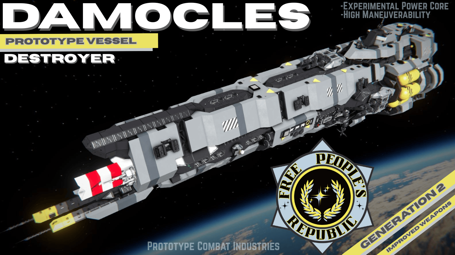Damocles Class Destroyer - (FPRN)