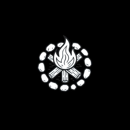 campfire with fire