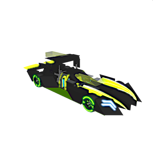 Futuristic Racecar (Green)