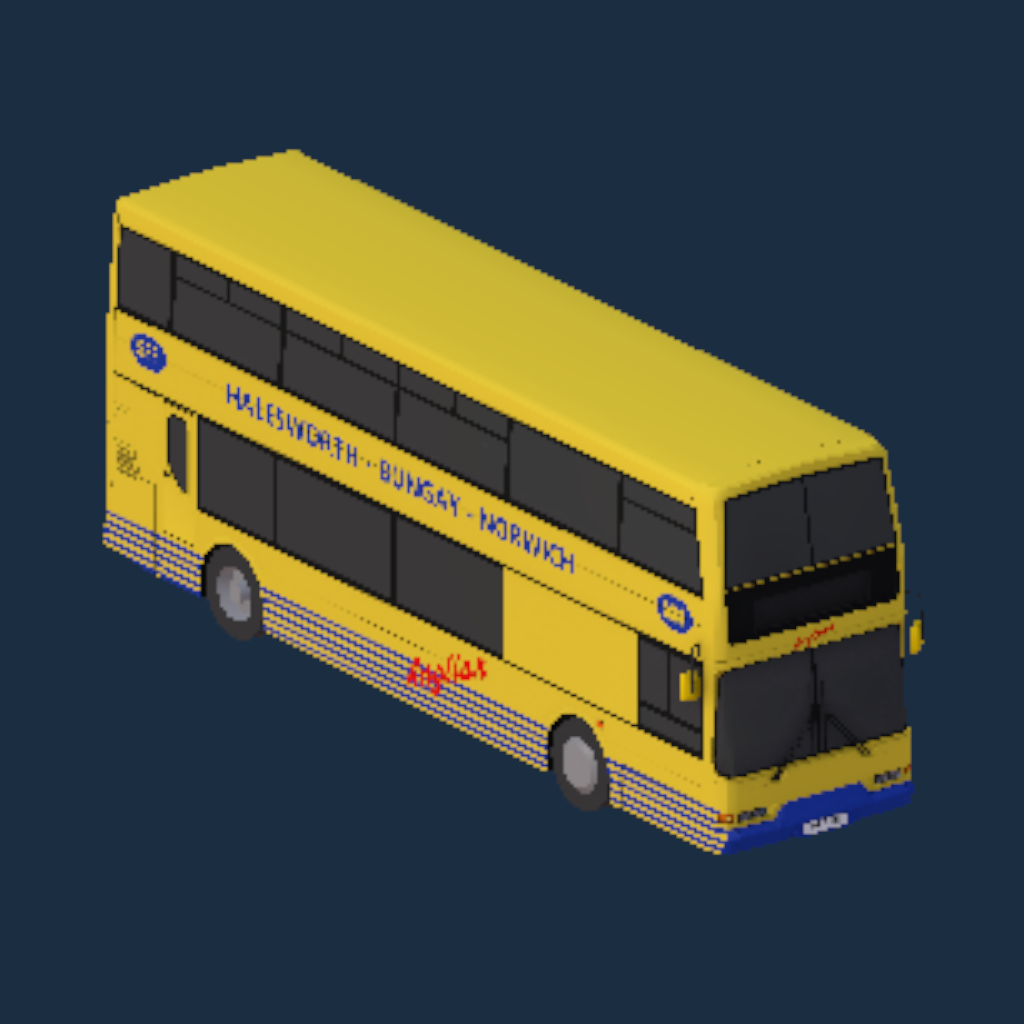 Go East-Anglia Anglian Bus ELC Lolyne Older Branding 588 Service