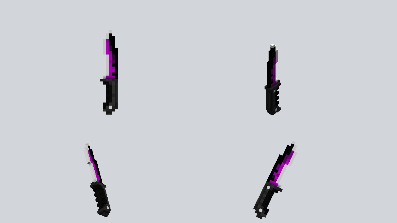 Dagger Black and Purple