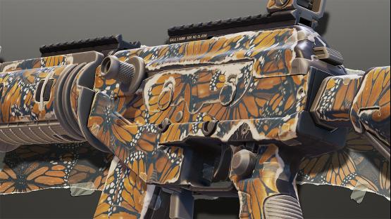 Galil AR | Paper Collage (Monarch)
