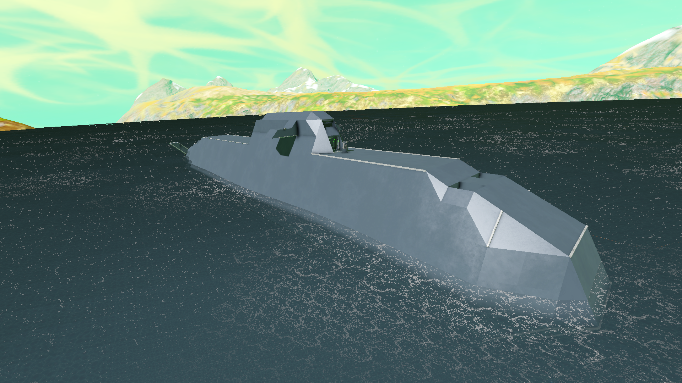 kinda shitty but also kinda working submarine (revised version, mostly empty hull)