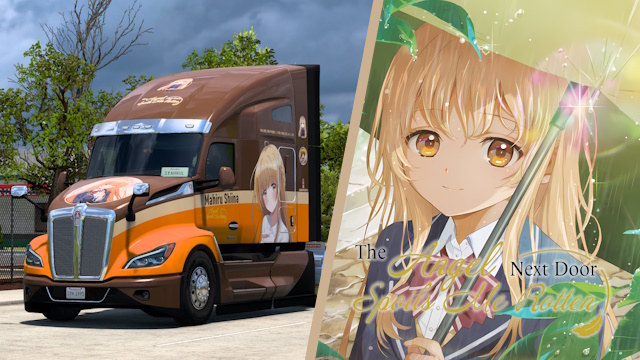 Kenworth T680 2022 Mahiru Shiina - The Angel Next Door Spoils Me Rotten Skin