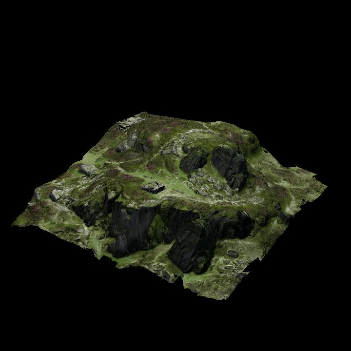Terrain, Hill, Rock 14
