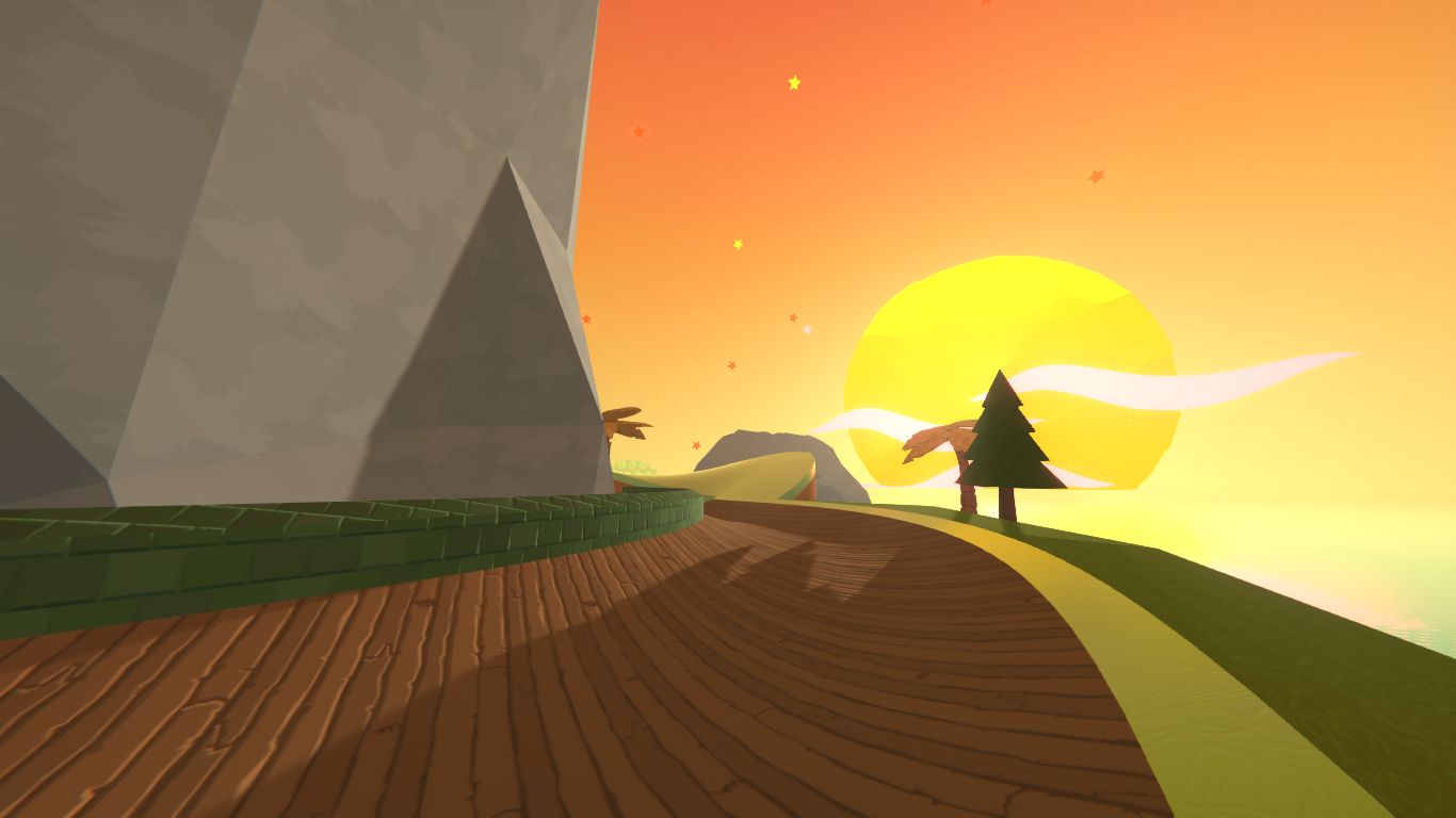 Sunny hour island