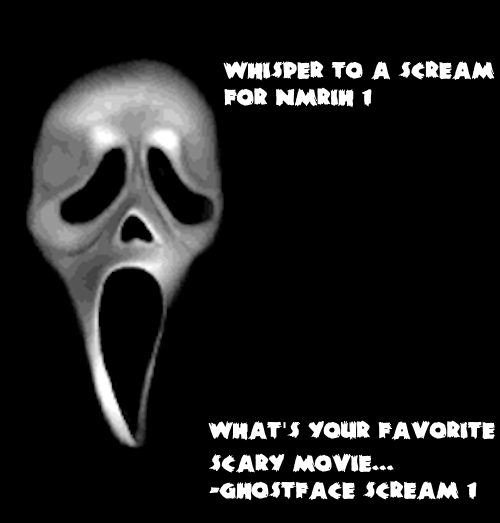 Whisper to a scream from Scream (1996) for main menu preview