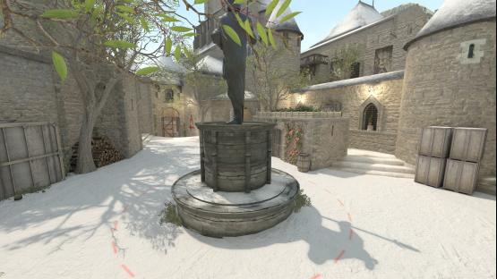 Cobblestone snow – Counter-Strike 2 Mod