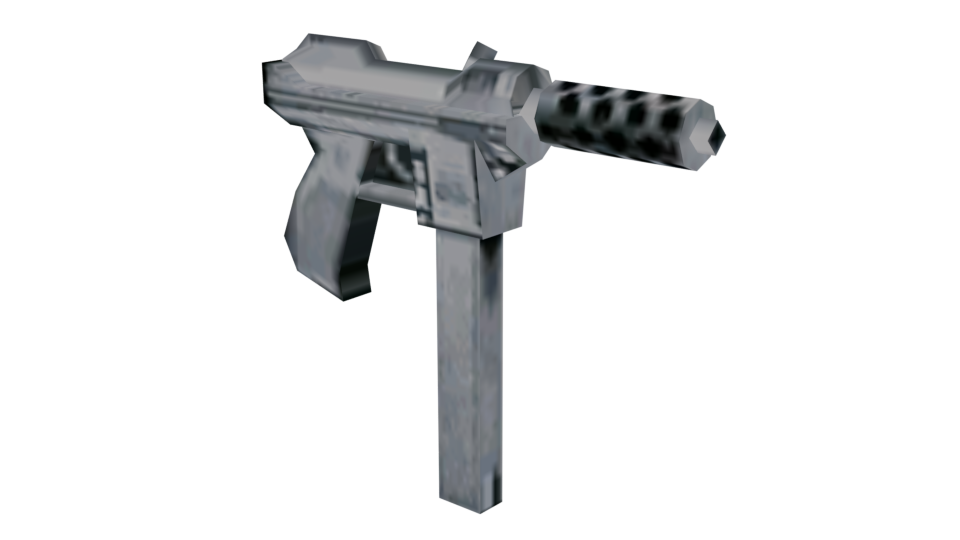 GTA SA Tec9 Wall Mounted