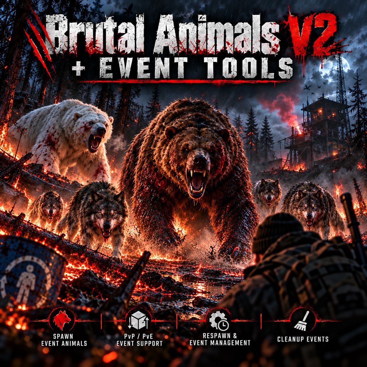 Brutal Animals V2 - And Event Tools