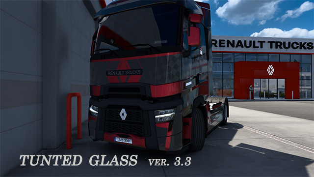 Tinted glass for Renault truck ver.3.3