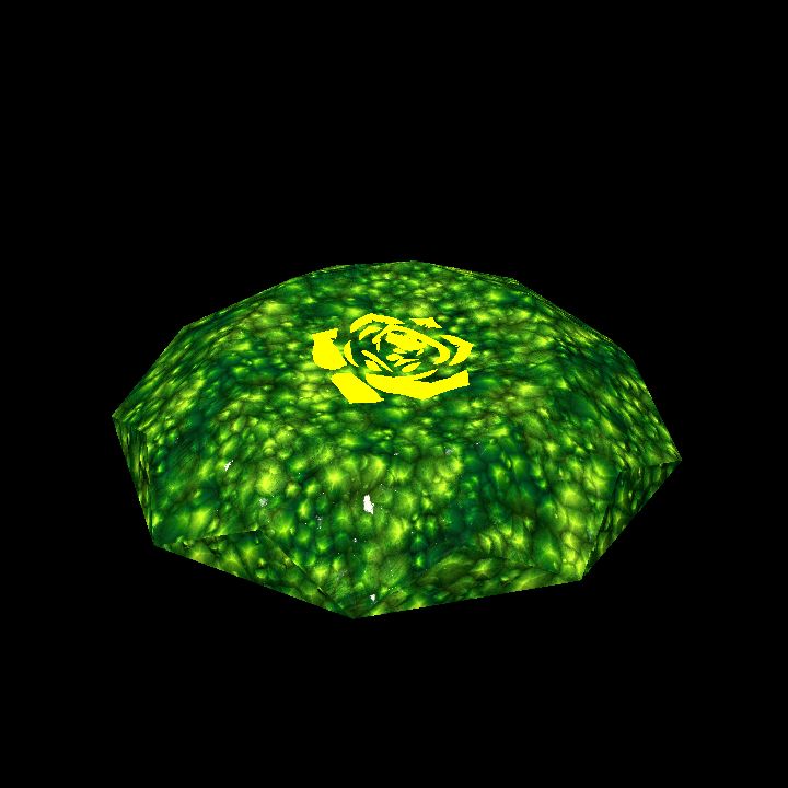 A glowing sigil stone B - rose