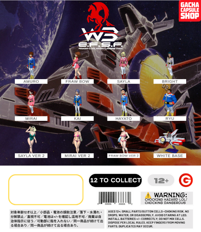 MS Gundam White Base Crew