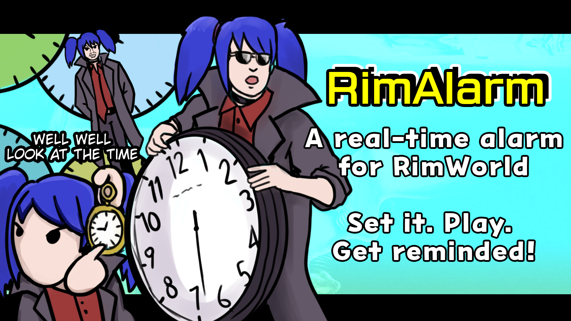 [1.6] RimAlarm - Real Time Alarm mod preview for RimWorld