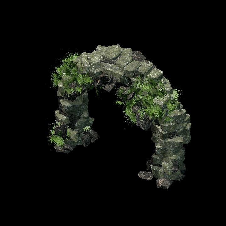Jungle Ruins - arch 1 A