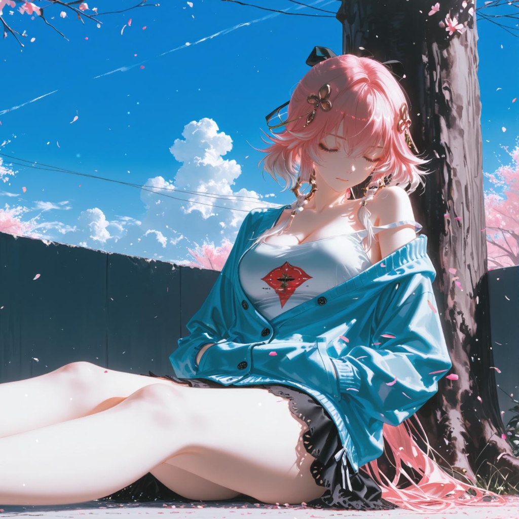 长离｜樱花树下的小憩