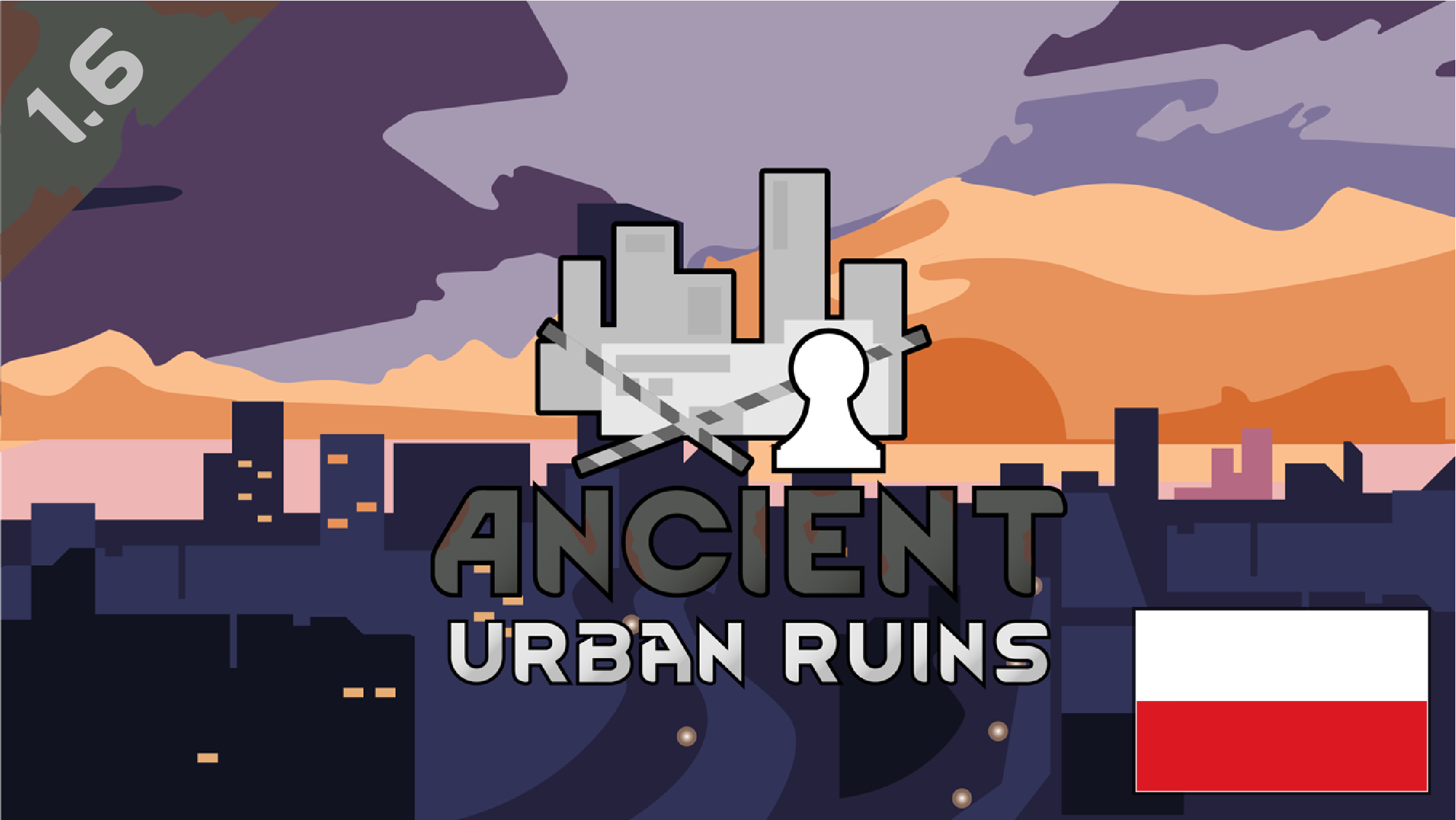 Ancient urban ruins - Polish Translation mod preview for RimWorld