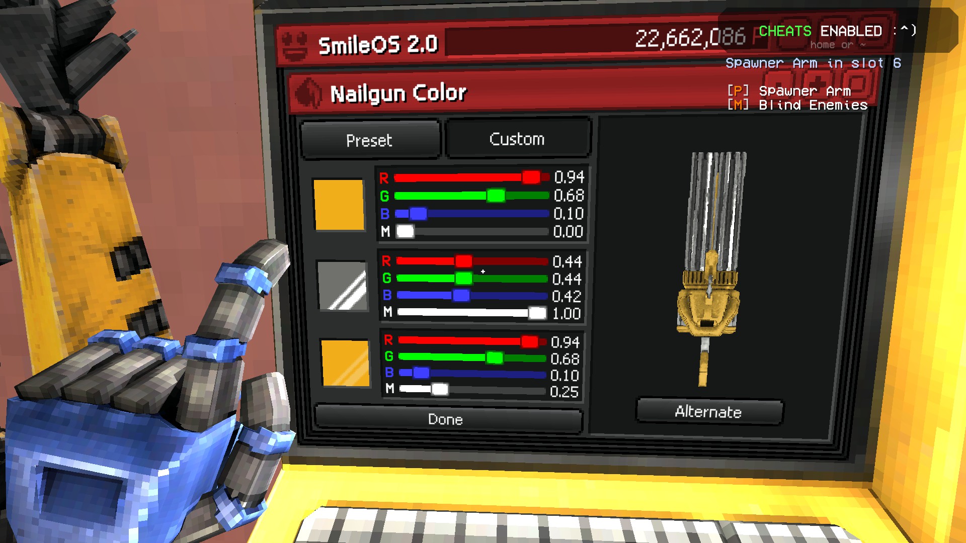 Steam Community :: Guide :: V1 and V2 Color palette for weapons