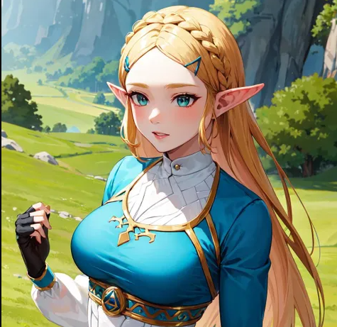 R-18 Princess Zelda (Legend of Zelda) animated sexy pipe bomb Version
