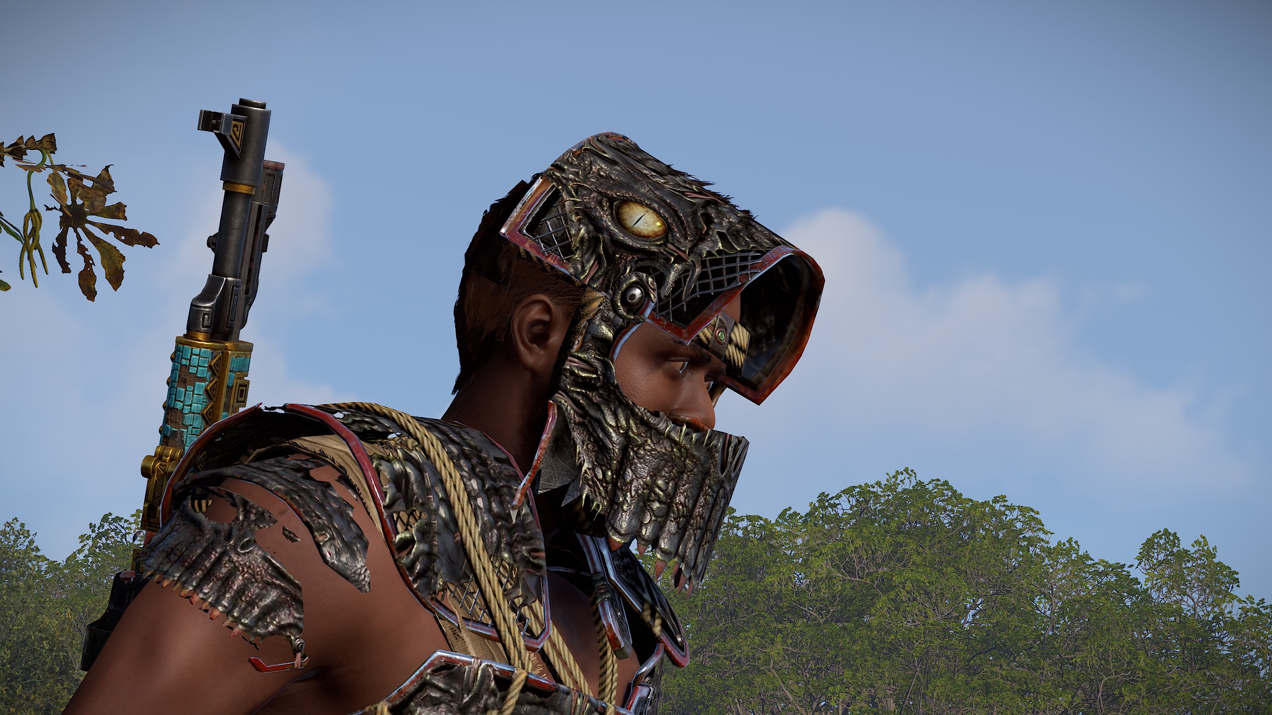 Black Alligator Helmet thumbnail 4