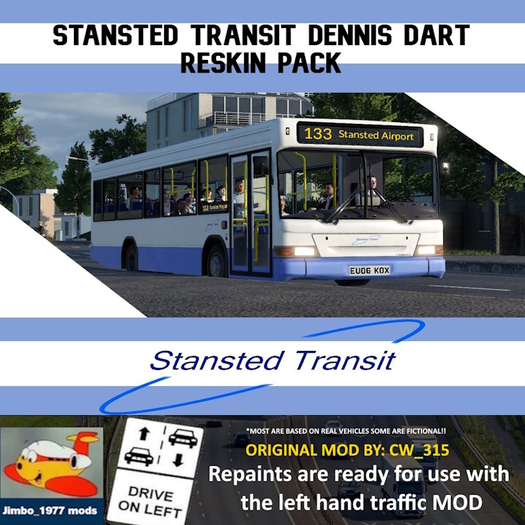 Stansted Transit Dennis Dart fleet