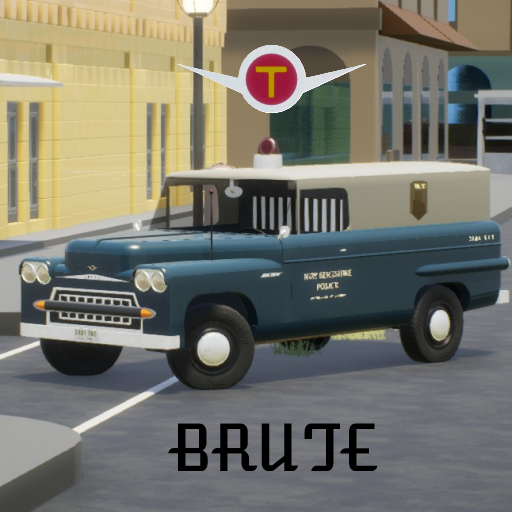 Troubadour brute van 1958 NBPD