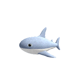 Plush Shark - Blue