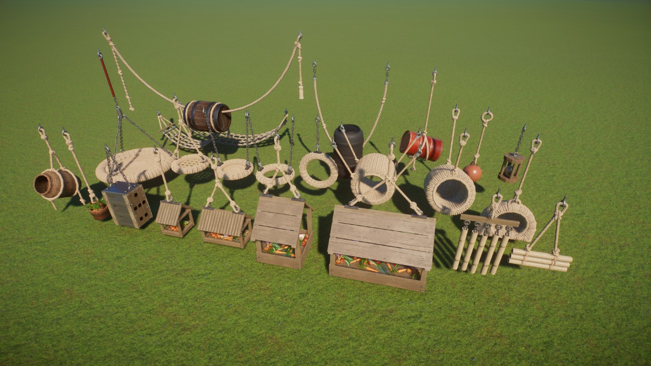 Hanging Enrichtment Items Set 3