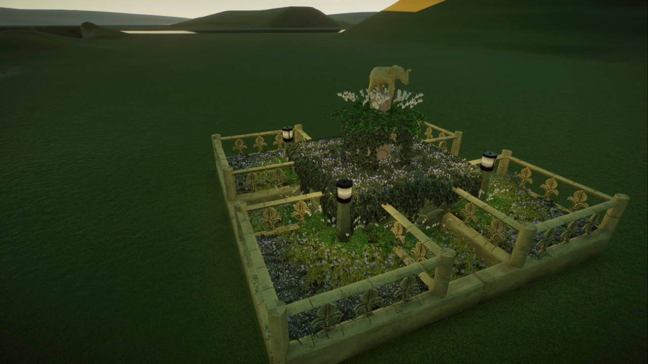 Cottage Glen Planted Fountain