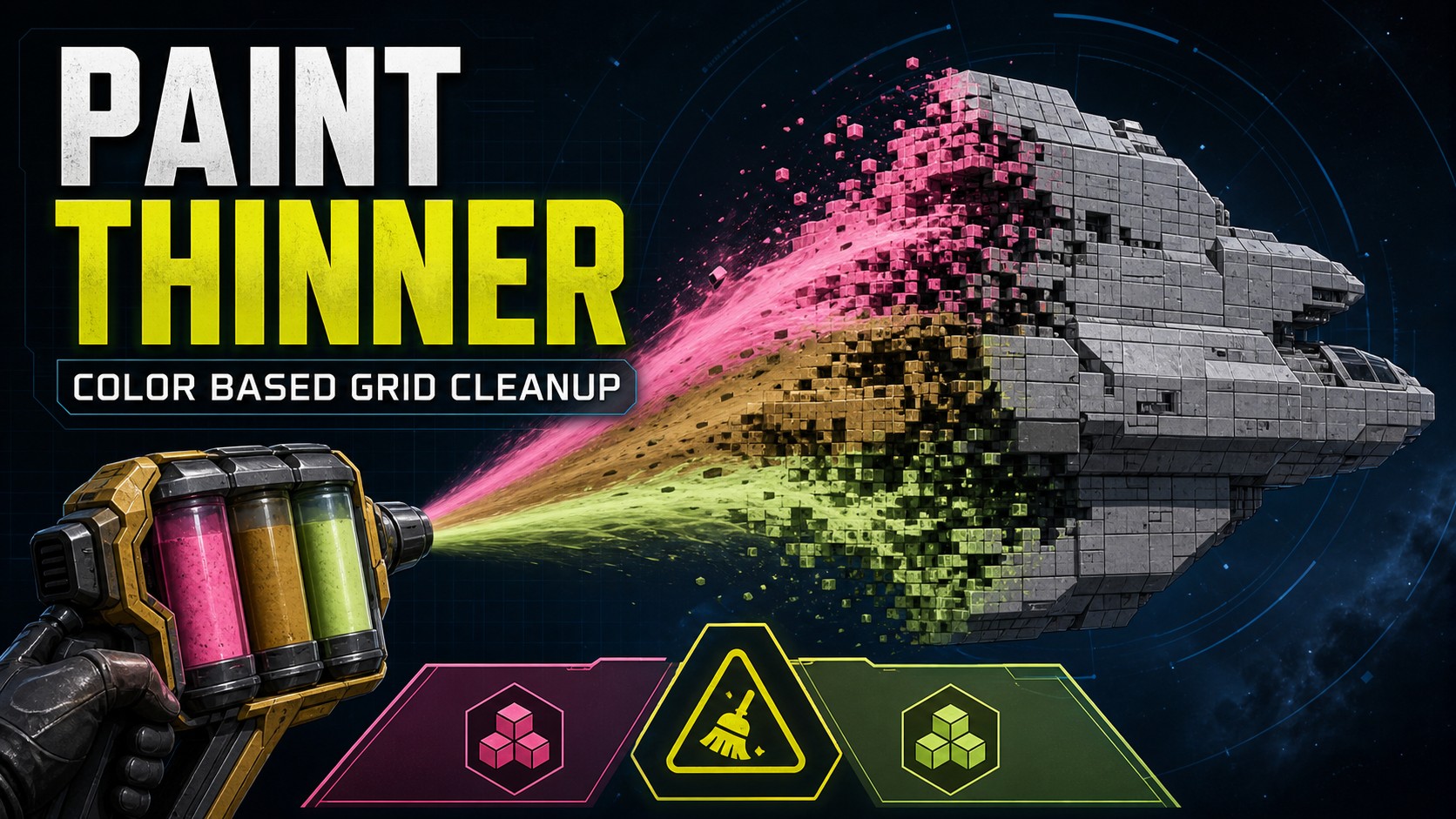 Paint Thinner: Color Based Grid Cleanup