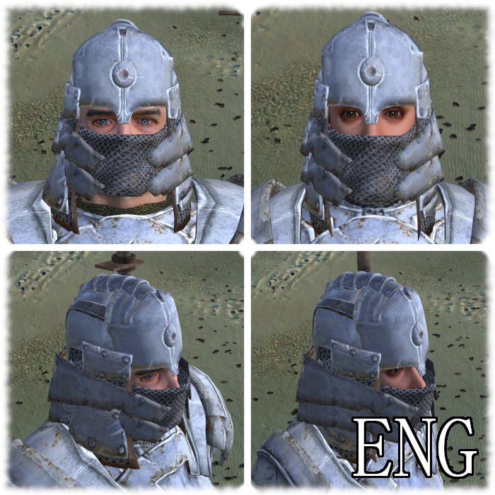 Paladin's Heavy Mail Faceguard ENG