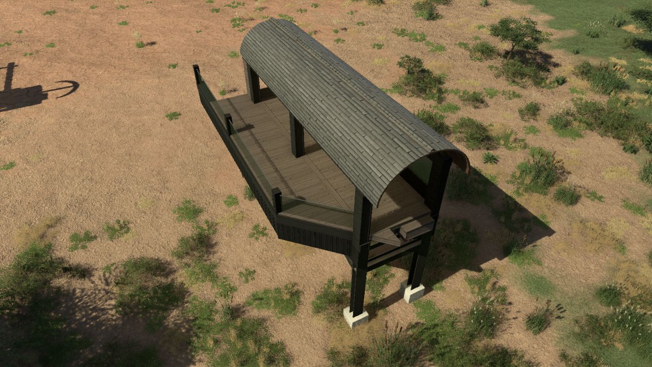 Raised Walkway E1 Long Balcony Left Start (Pro-Naturalist Pack)