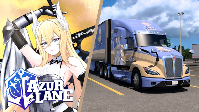 Kenworth T680 2022 FFNF Bayard - Azur Lane [Combo Skin]