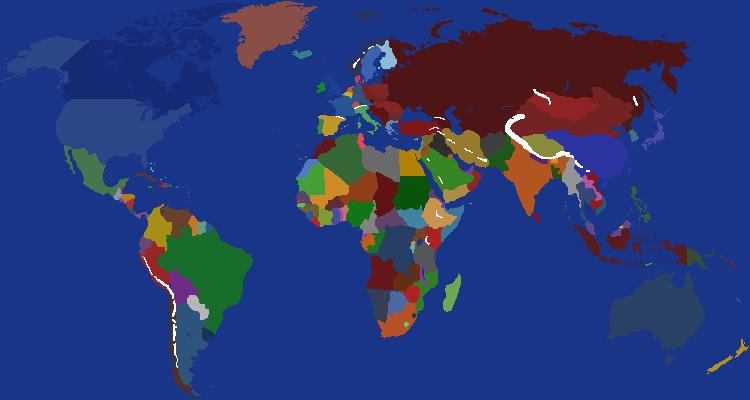 World Map Classic COLD WAR (OLD)