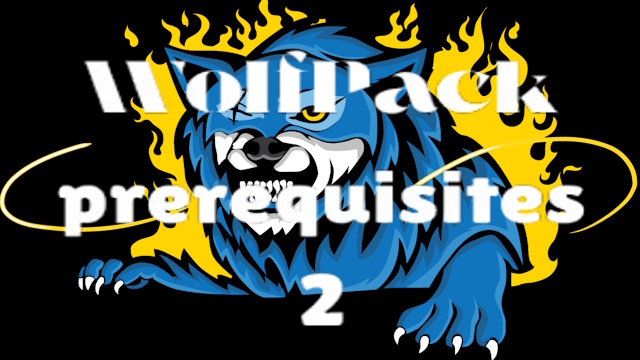 Wolfpack Server prerequisites 2