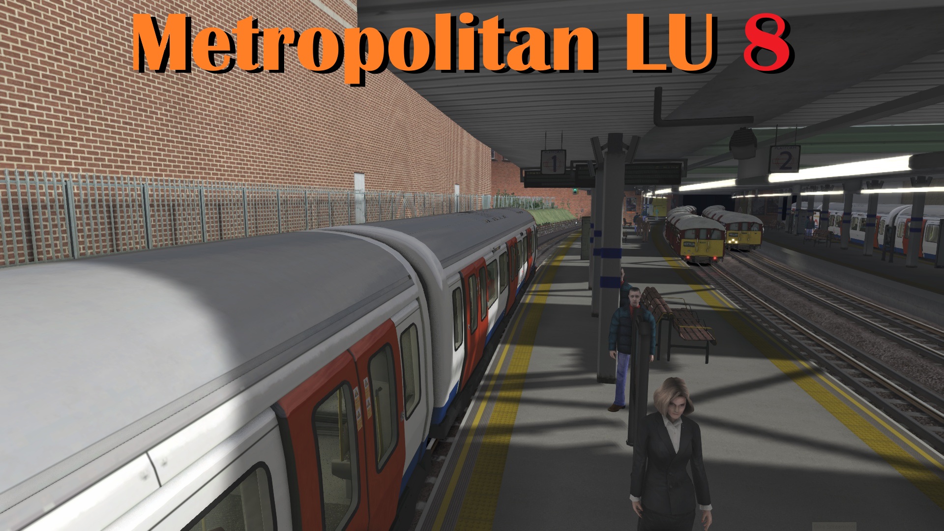 N.S1308 LU Metropolitan LU S8 (Jubilee Line, Circle Line and Thameslink trains)